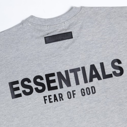 Essential Back Logo Grey T-Shirt