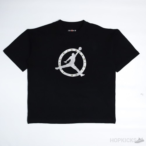 Off White x Air Jordan Black T-Shirt (Minor Defect)