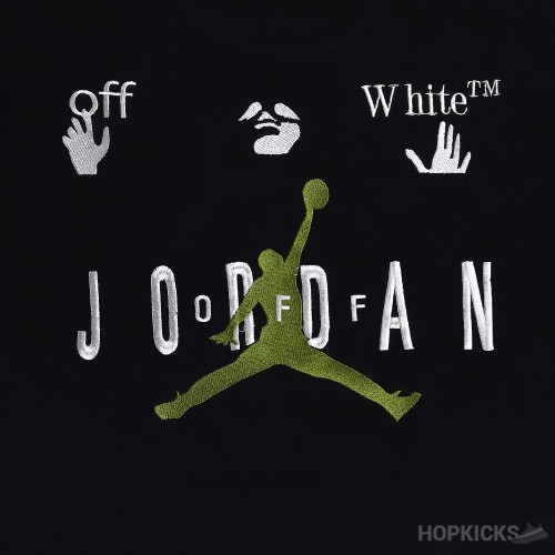 Off White x Air Jordan Black T-Shirt (Minor Defect)