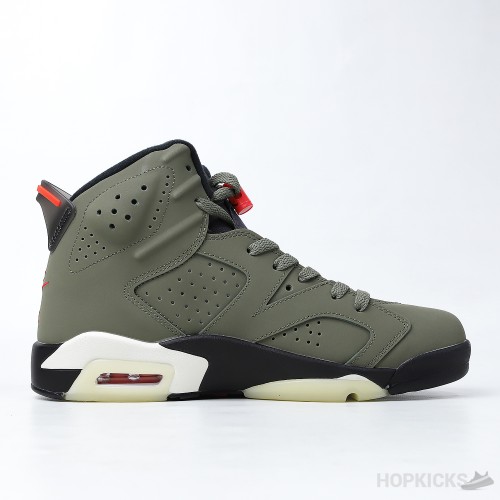 Travis Scott x Air Jordan 6 Retro 'Olive' (Premium Plus Batch)