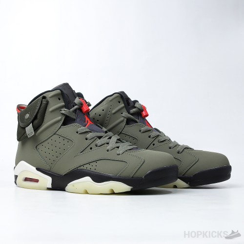 Travis Scott x Air Jordan 6 Retro 'Olive' (Premium Plus Batch)