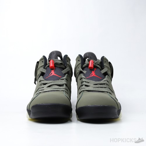 Travis Scott x Air Jordan 6 Retro 'Olive' (Premium Plus Batch)