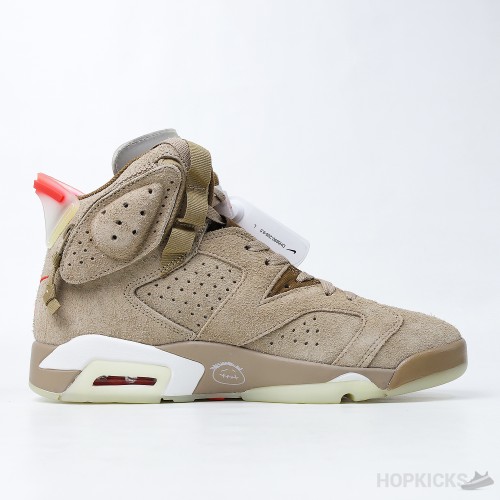 Travis Scott x Air Jordan 6 Retro 'Khaki' (Premium Plus Batch)