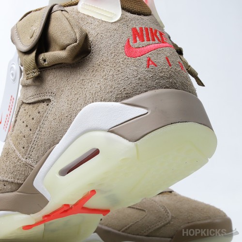 Travis Scott x Air Jordan 6 Retro 'Khaki' (Premium Plus Batch)