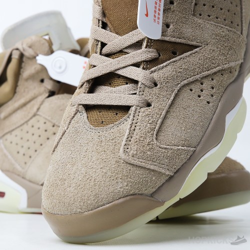 Travis Scott x Air Jordan 6 Retro 'Khaki' (Premium Plus Batch)