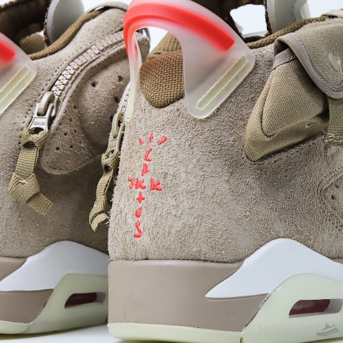 Travis Scott x Air Jordan 6 Retro 'Khaki' (Premium Plus Batch)