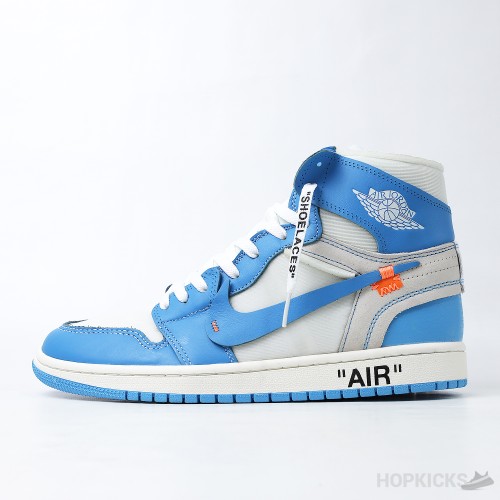 Off-White x Air Jordan 1 Retro High 'University Blue' (Premium Plus Batch)