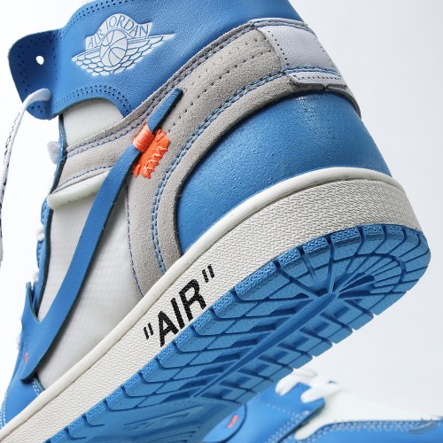 Off-White x Air Jordan 1 Retro High 'University Blue' (Premium Plus Batch)