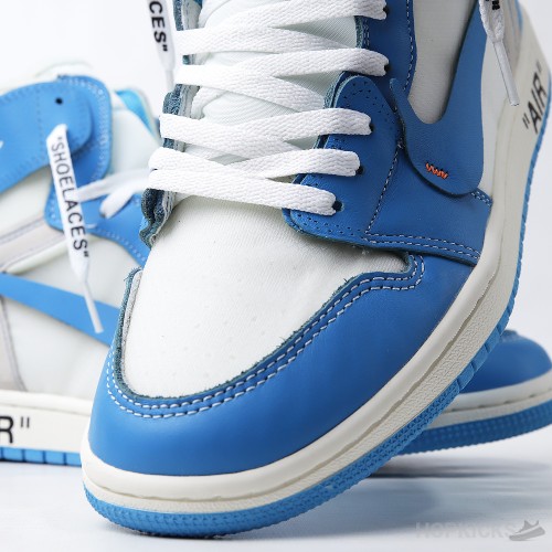 Off-White x Air Jordan 1 Retro High 'University Blue' (Premium Plus Batch)