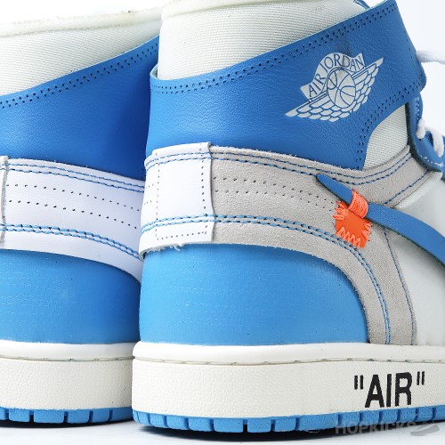 Off-White x Air Jordan 1 Retro High 'University Blue' (Premium Plus Batch)