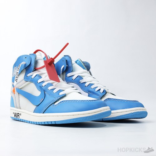 Off-White x Air Jordan 1 Retro High 'University Blue' (Premium Plus Batch)