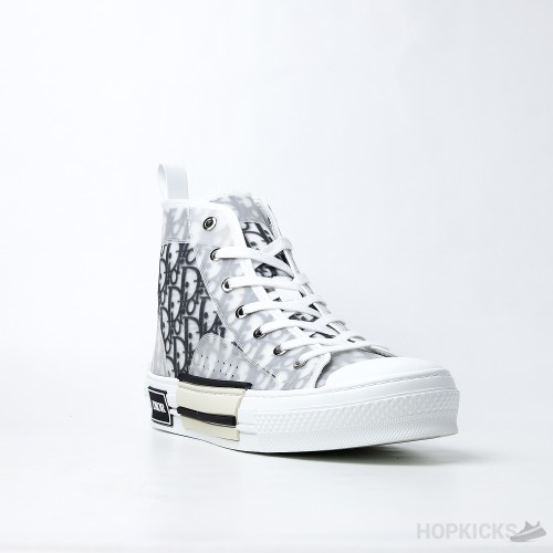 Dior Oblique B23 High White Black (Dot Perfect)