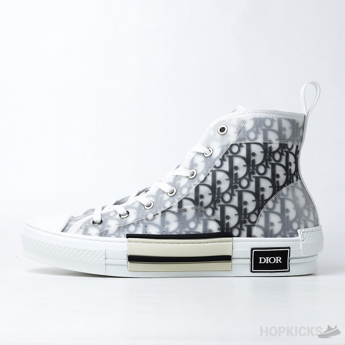 Dior Oblique Motif Pants and B23 Hightop Sneakers