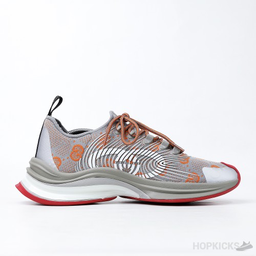 Gucci Run Sneakers - Grey Orange (Dot Perfect)