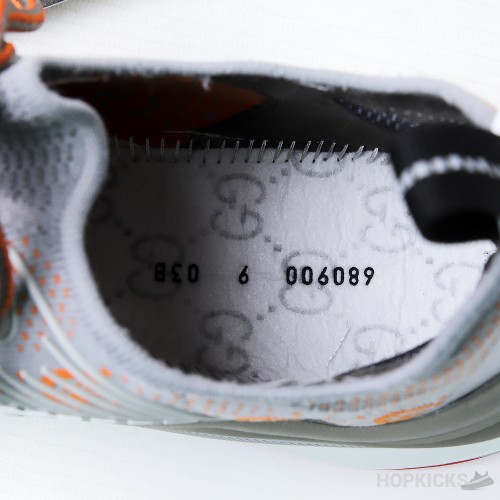 Gucci Run Sneakers - Grey Orange (Dot Perfect)