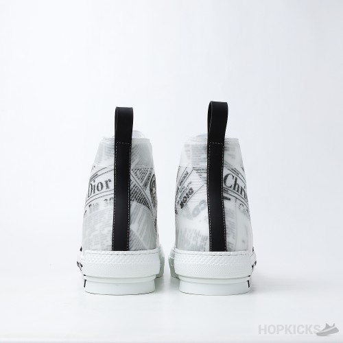 Daniel Asham x Dior B23 High 'Newsprint' (Dot Perfect)