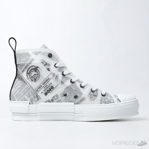 Daniel Asham x Dior B23 High 'Newsprint' (Dot Perfect)