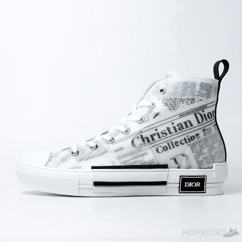 Daniel Asham x Dior B23 High 'Newsprint' (Dot Perfect)