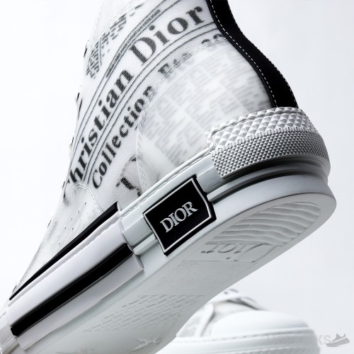 Daniel Asham x Dior B23 High 'Newsprint' (Dot Perfect)