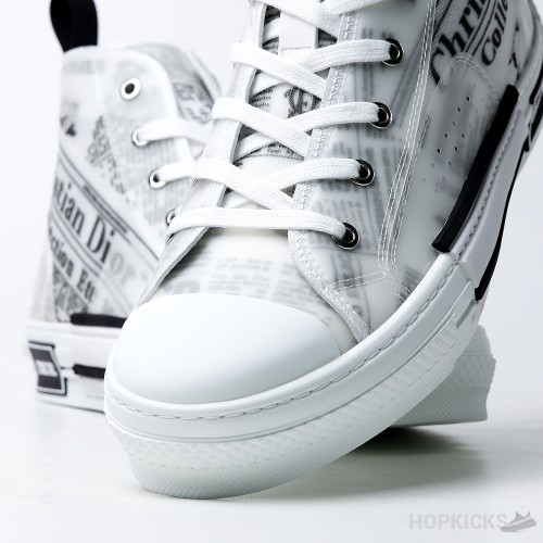 Daniel Asham x Dior B23 High 'Newsprint' (Dot Perfect)