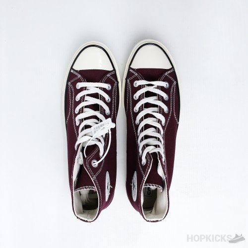 Converse Chuck Taylor All-Star 70 Hi Recycled Canvas Deep Bordeaux (Premium Plus)