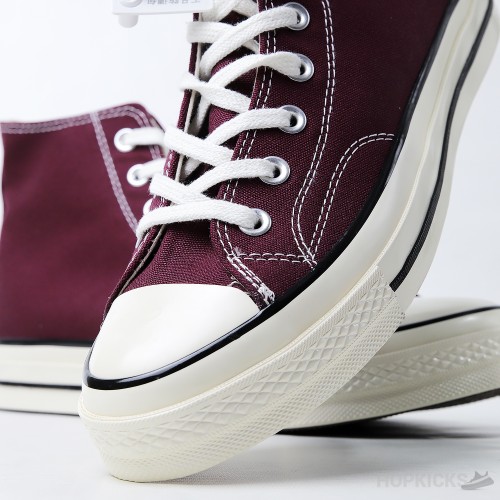 Converse Chuck Taylor All-Star 70 Hi Recycled Canvas Deep Bordeaux (Premium Plus)