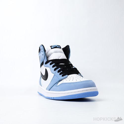 Air Jordan 1 Retro High White University Blue Black (Dot Perfect)