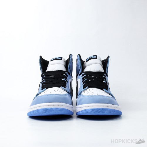 Air Jordan 1 Retro High White University Blue Black (Dot Perfect)