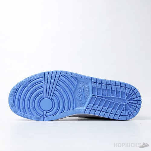 Air Jordan 1 Retro High White University Blue Black (Dot Perfect)