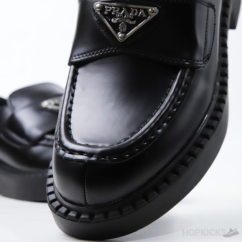 Prada Triangle Logo Patent Leather Loafer (Premium Plus)