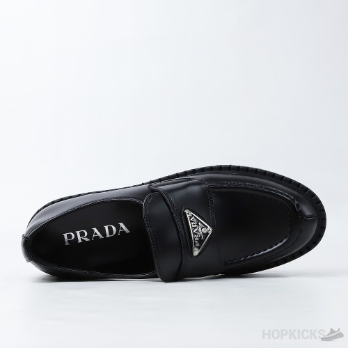 Prada Triangle Logo Patent Leather Loafer (Premium Plus)
