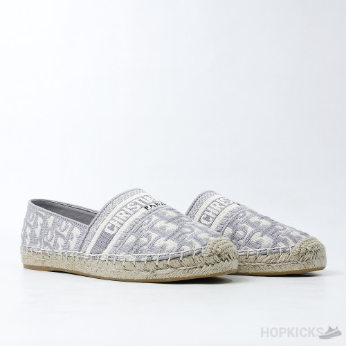 DIOR Oblique Granville Espadrille Light Blue (Premium Plus)