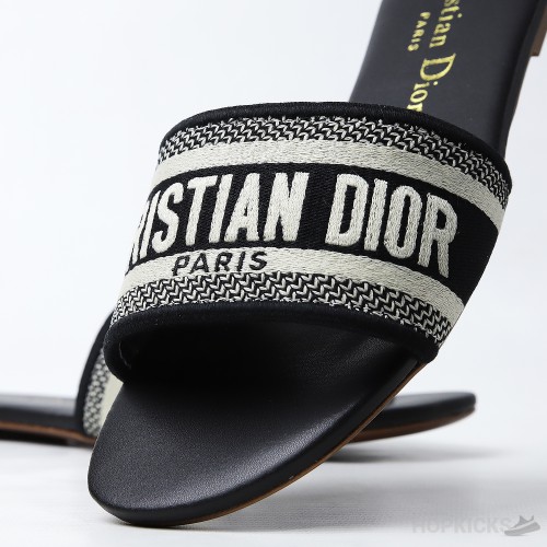 DIOR DWAY SLIDE Black (Dot Perfect)