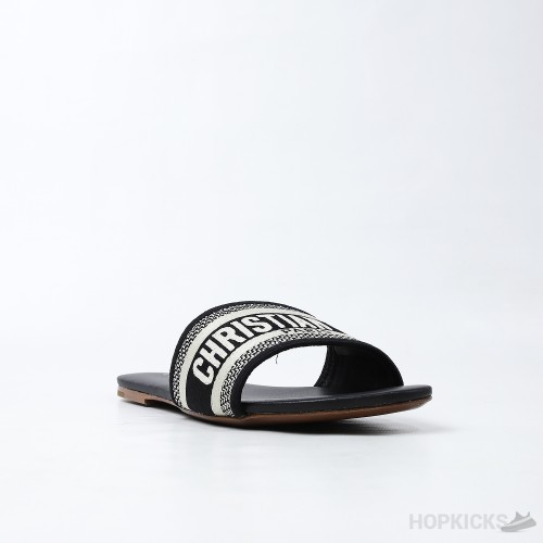 DIOR DWAY SLIDE Black (Dot Perfect)