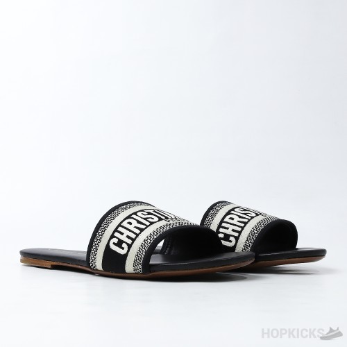 DIOR DWAY SLIDE Black (Dot Perfect)