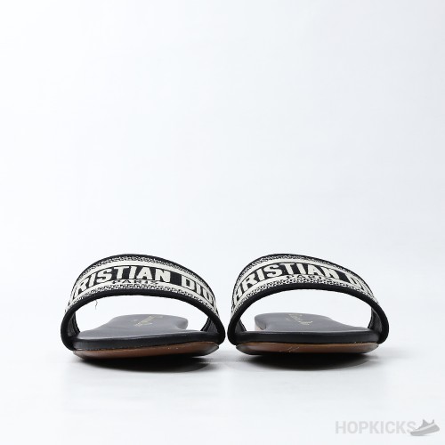 DIOR DWAY SLIDE Black (Dot Perfect)