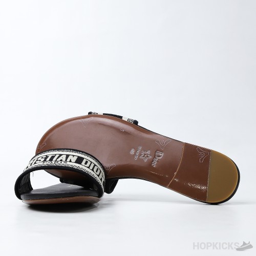DIOR DWAY SLIDE Black (Dot Perfect)