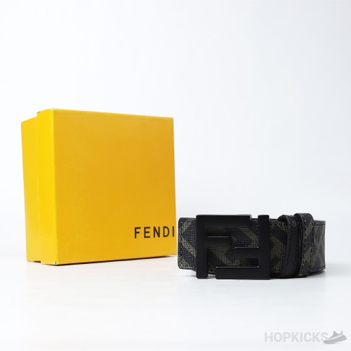 Fendi FF Print Black Belt