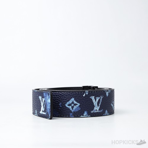 LV Monogram Blue Belt