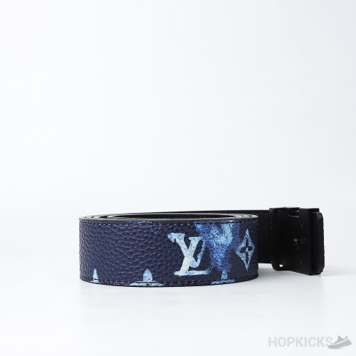 LV Monogram Blue Belt