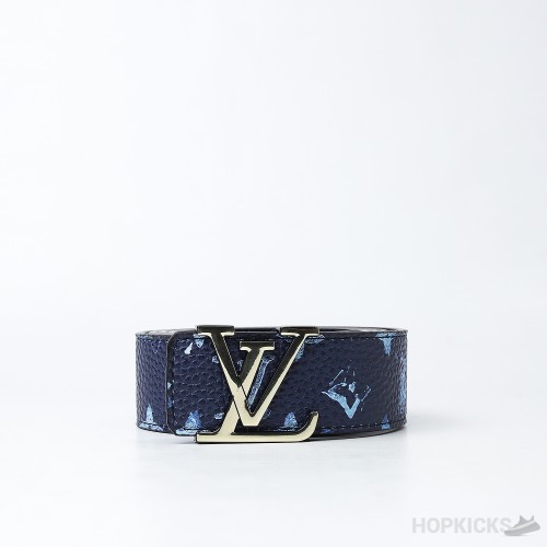 LV Monogram Blue Belt