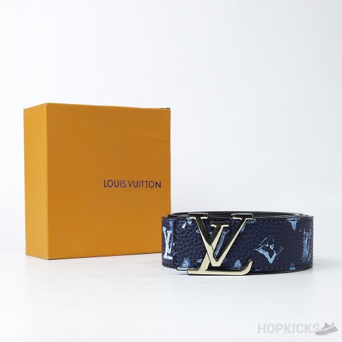 LV Monogram Blue Belt