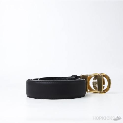 Gucci GG Interlock Black Belt