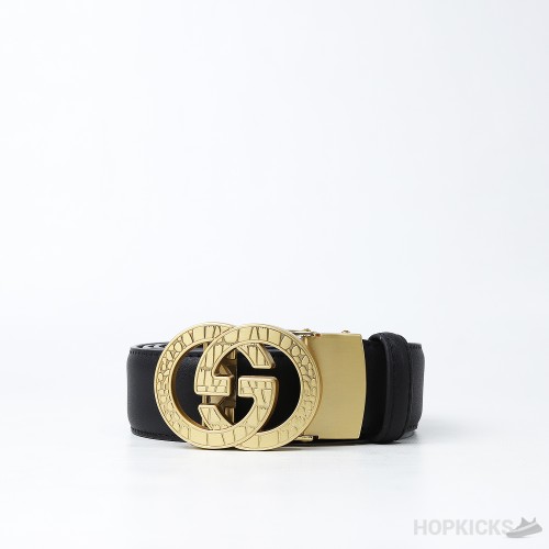 Gucci GG Interlock Black Belt