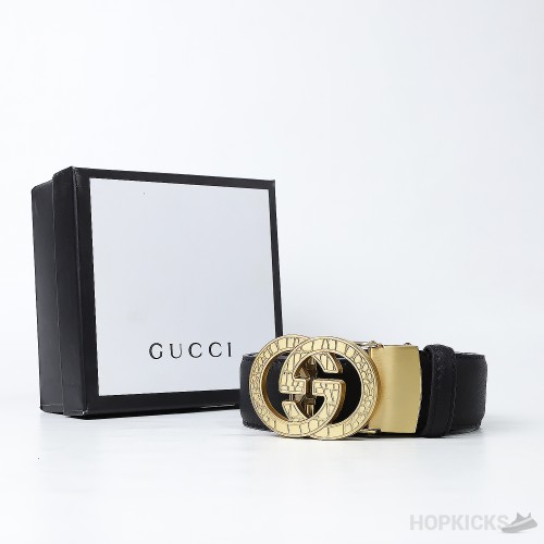 Gucci GG Interlock Black Belt