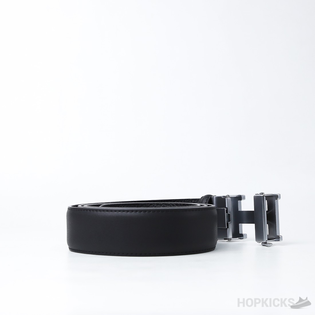 Hermes Constance Black-Silver Belt