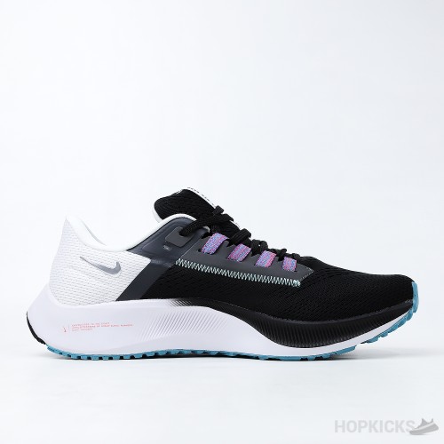 Air Zoom Pegasus 38 Black White Chlorine Blue (Slight Stain)