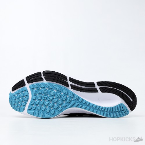 Air Zoom Pegasus 38 Black White Chlorine Blue (Slight Stain)