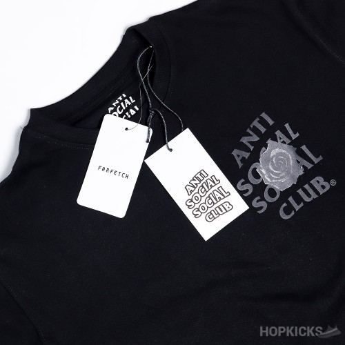 Anti Social Social Club Rose Black T-shirt