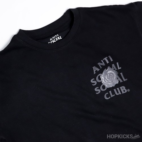 Anti Social Social Club Rose Black T-shirt